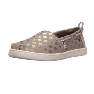 TOMS Baby Girls Bimini Rose Gold Foil Dot